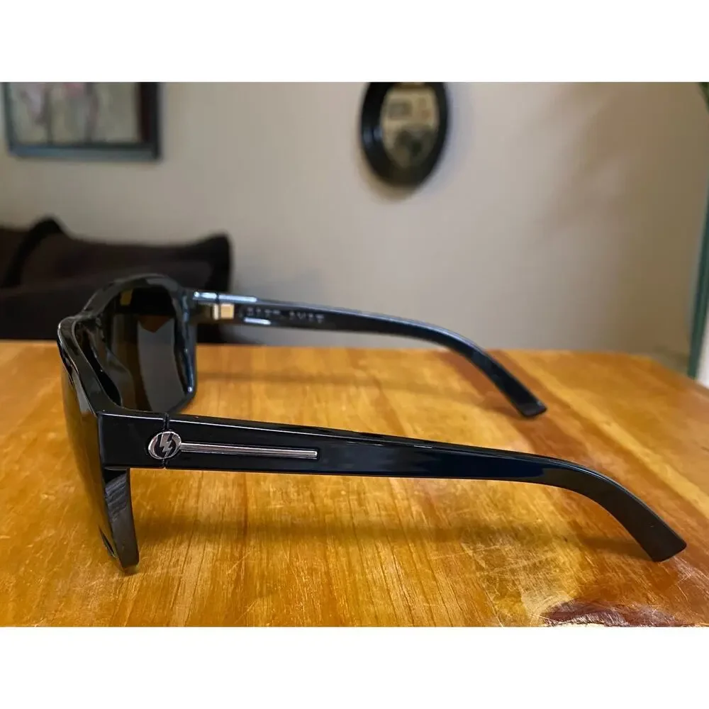 Vintage Y2K Electric Captain AHAB Black Sunglasses Snow Surf California Eyewear